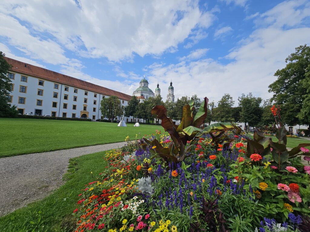 Blick auf die Residenz vom Hofgarten